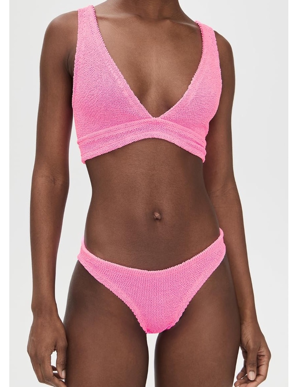 NWT Hunza G Carla Bikini Set in bubblegum one size